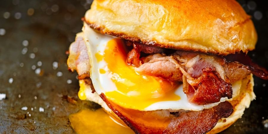 Desayuno de Toronto peameal bacon