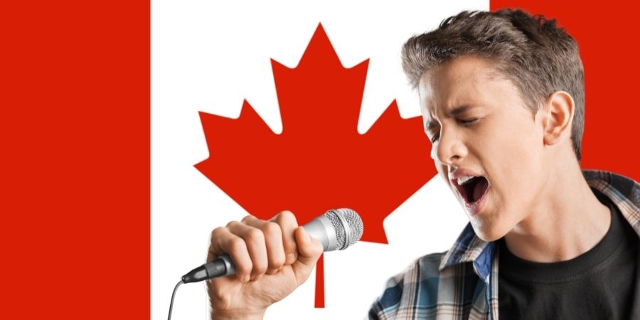 Cantantes hombres en Canadá